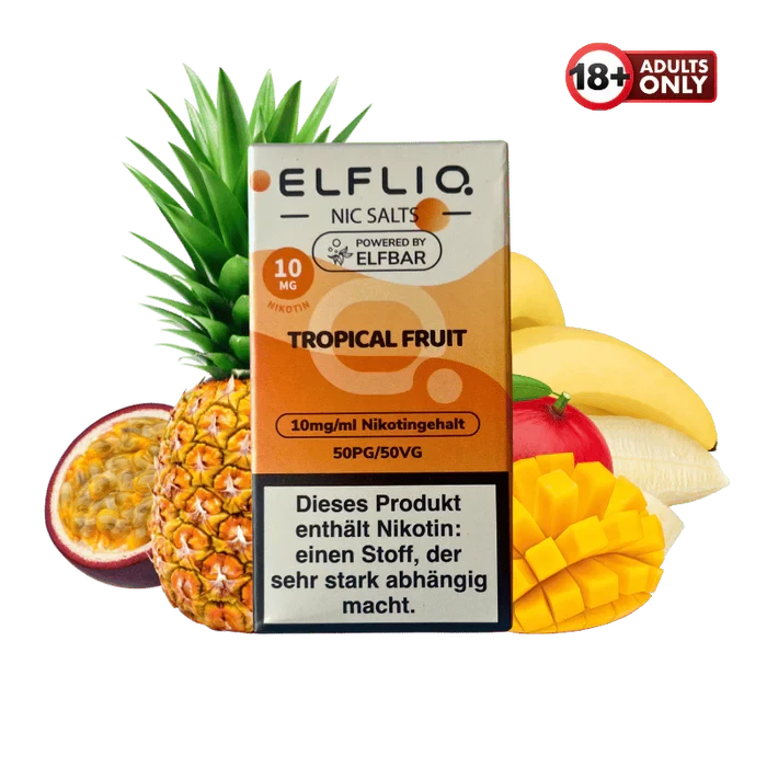 Elfliq Nikotinsalz Liquid tropical fruit 10mg